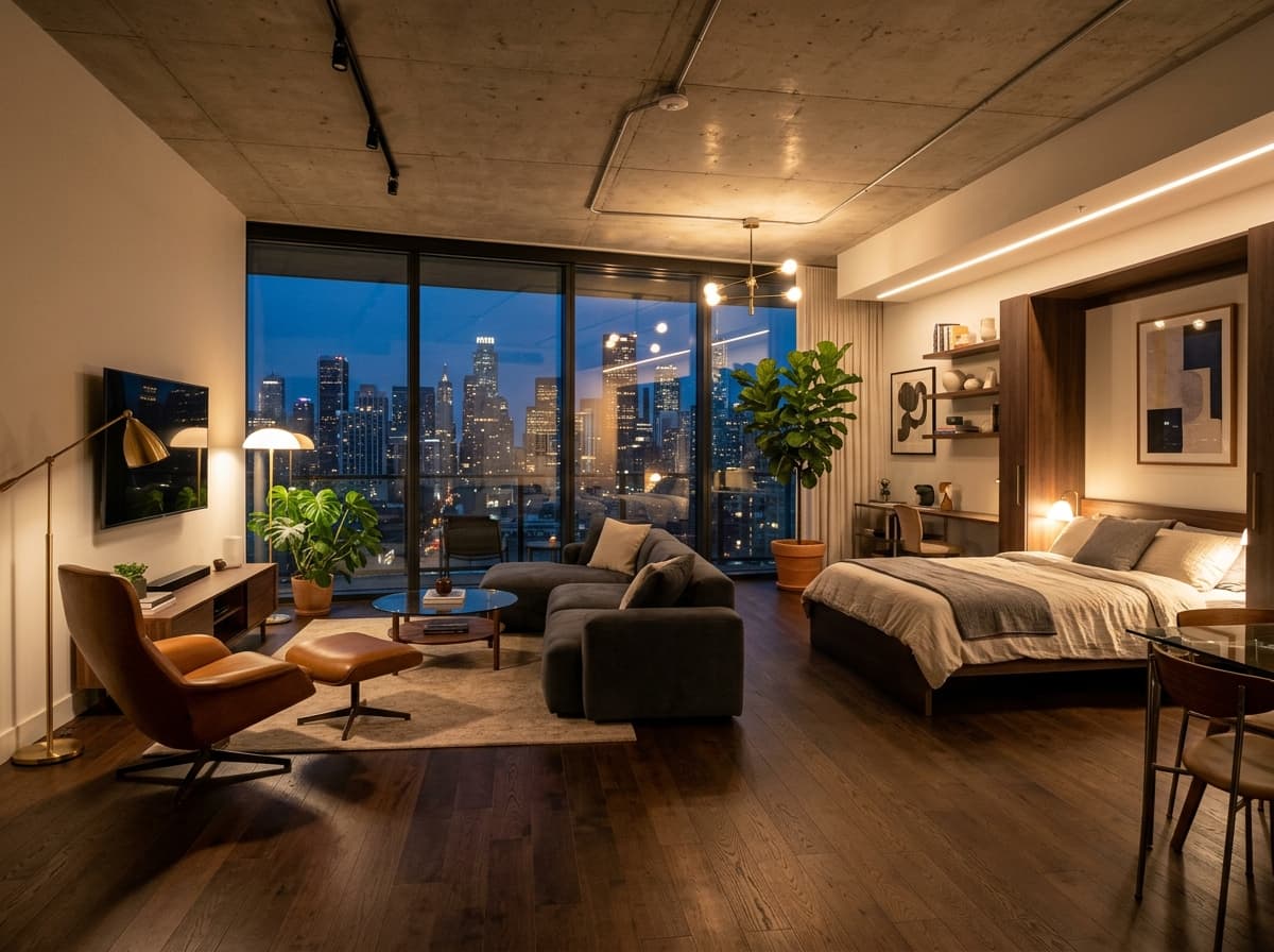 Luxury curated long-term studio residence